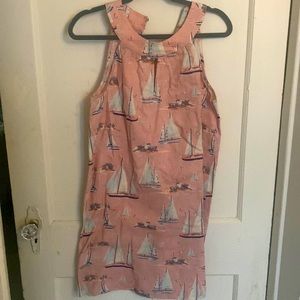 Adorable linen sailboat dress. St Tropez size s